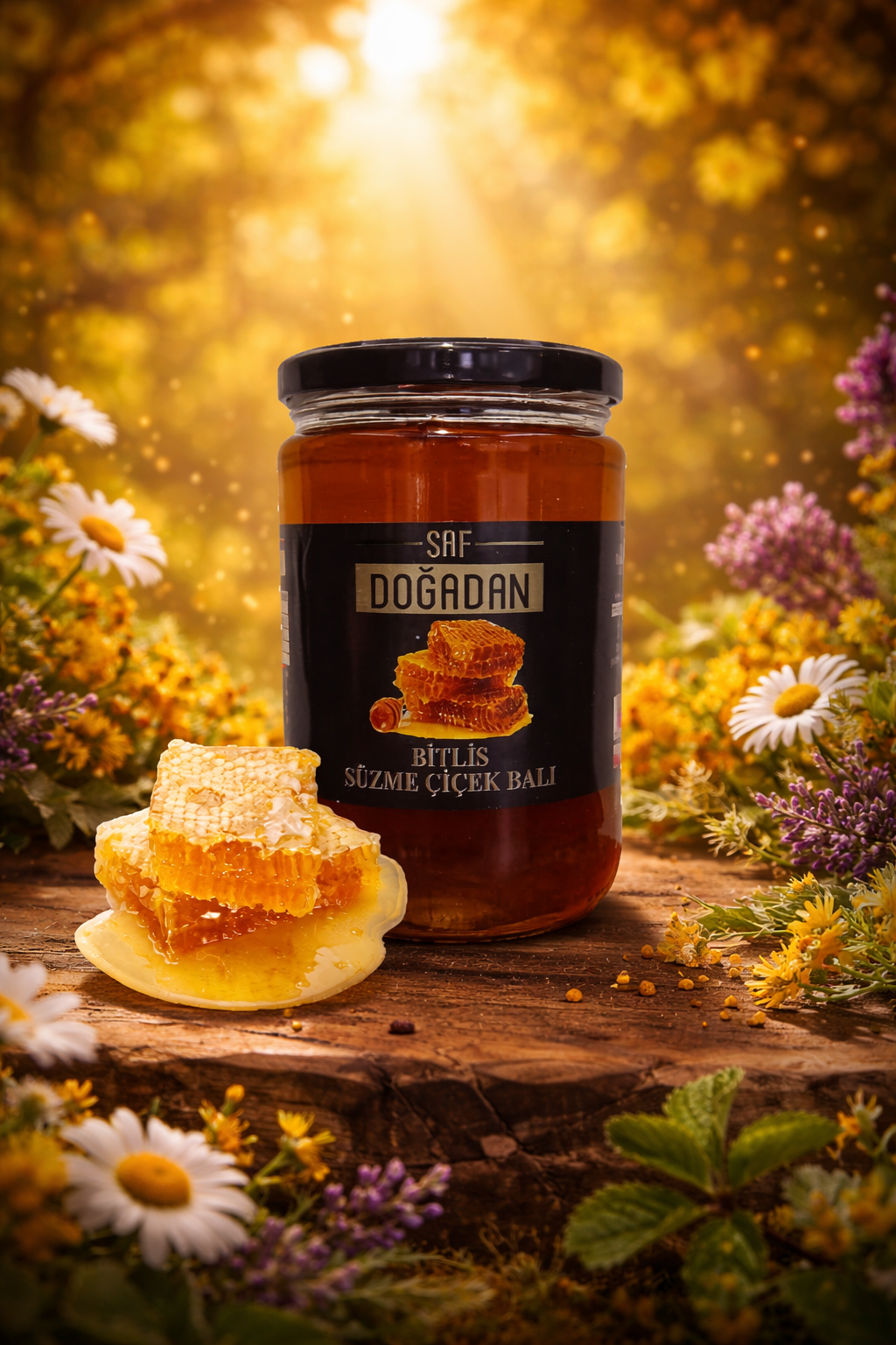 ÇİÇEK BALI 1000GR KAVANOZ